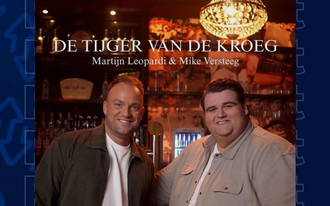 Mike Versteeg samen met Martijn Leopardi de Sterren NL paradeplaat!